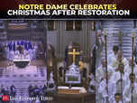 Notre Dame hosts first Christmas mass after restoration:Image