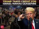 Trump claims historic ceasefire between Israel and Hamas:Image