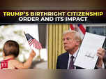 Explained: Trump's Birthright Citizenship order & impact on immigrants:Image