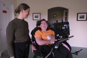 DanceSyndrome member Jodie Turner with learning disability nurse Alice Waddington