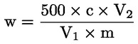 Formula