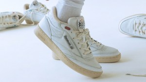 Reebok, Sneaker District, Club C, Club C Mid II Vintage, sneakers, white sneakers, collaborations, lace up sneakers, sneaker retailers, sneaker websites, Europe, European sneakers