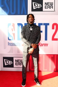 NEW YORK, NEW YORK - JUNE 26: Stephon Castle arrives prior to the first round of the 2024 NBA Draft at Barclays Center on June 26, 2024 in the Brooklyn borough of New York City. NOTE TO USER: User expressly acknowledges and agrees that, by downloading and or using this photograph, User is consenting to the terms and conditions of the Getty Images License Agreement. (Photo by Sarah Stier/Getty Images)