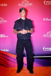 PHOENIX, ARIZONA - JULY 18: Natasha Cloud #0 of the Phoenix Mercury walks the orange carpet during the 2024 WNBA All-Star Weekend at Phoenix Convention Center on July 18, 2024 in Phoenix, Arizona. NOTE TO USER: User expressly acknowledges and agrees that, by downloading and or using this photograph, User is consenting to the terms and conditions of the Getty Images License Agreement. (Photo by Alex Slitz/Getty Images)