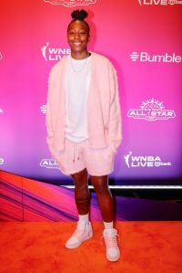 PHOENIX, ARIZONA - JULY 18: Jewell Loyd #24 of the Seattle Storm walks the orange carpet during the 2024 WNBA All-Star Weekend at Phoenix Convention Center on July 18, 2024 in Phoenix, Arizona. NOTE TO USER: User expressly acknowledges and agrees that, by downloading and or using this photograph, User is consenting to the terms and conditions of the Getty Images License Agreement. (Photo by Alex Slitz/Getty Images)