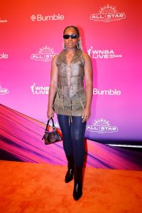 PHOENIX, ARIZONA - JULY 18: Charisma Osborne #24 of the Phoenix Mercury walks the orange carpet during the 2024 WNBA All-Star Weekend at Phoenix Convention Center on July 18, 2024 in Phoenix, Arizona. NOTE TO USER: User expressly acknowledges and agrees that, by downloading and or using this photograph, User is consenting to the terms and conditions of the Getty Images License Agreement. (Photo by Alex Slitz/Getty Images)