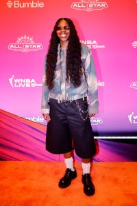 PHOENIX, ARIZONA - JULY 18: Arike Ogunbowale #24 of the Dallas Wings walks the orange carpet during the 2024 WNBA All-Star Weekend at Phoenix Convention Center on July 18, 2024 in Phoenix, Arizona. NOTE TO USER: User expressly acknowledges and agrees that, by downloading and or using this photograph, User is consenting to the terms and conditions of the Getty Images License Agreement. (Photo by Alex Slitz/Getty Images)