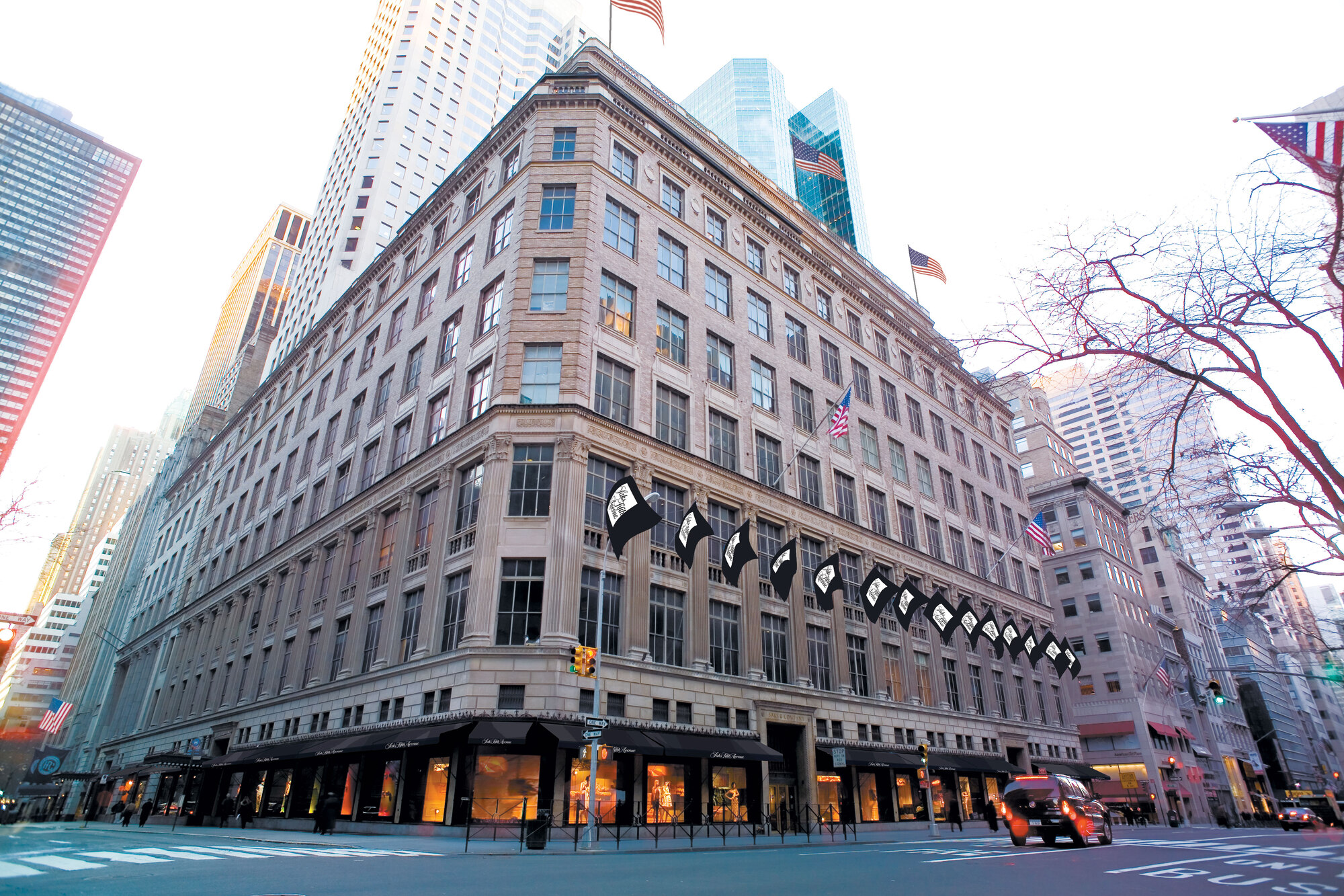 The Saks Fifth Avenue flagship in Manhattan.