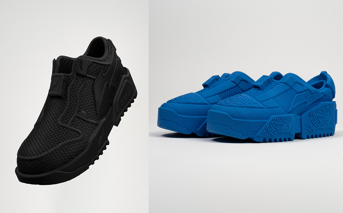 RTFKT, MNLTH X Blade, Zellerfeld, Nike, 3d printed shoes, sneakers, shoes