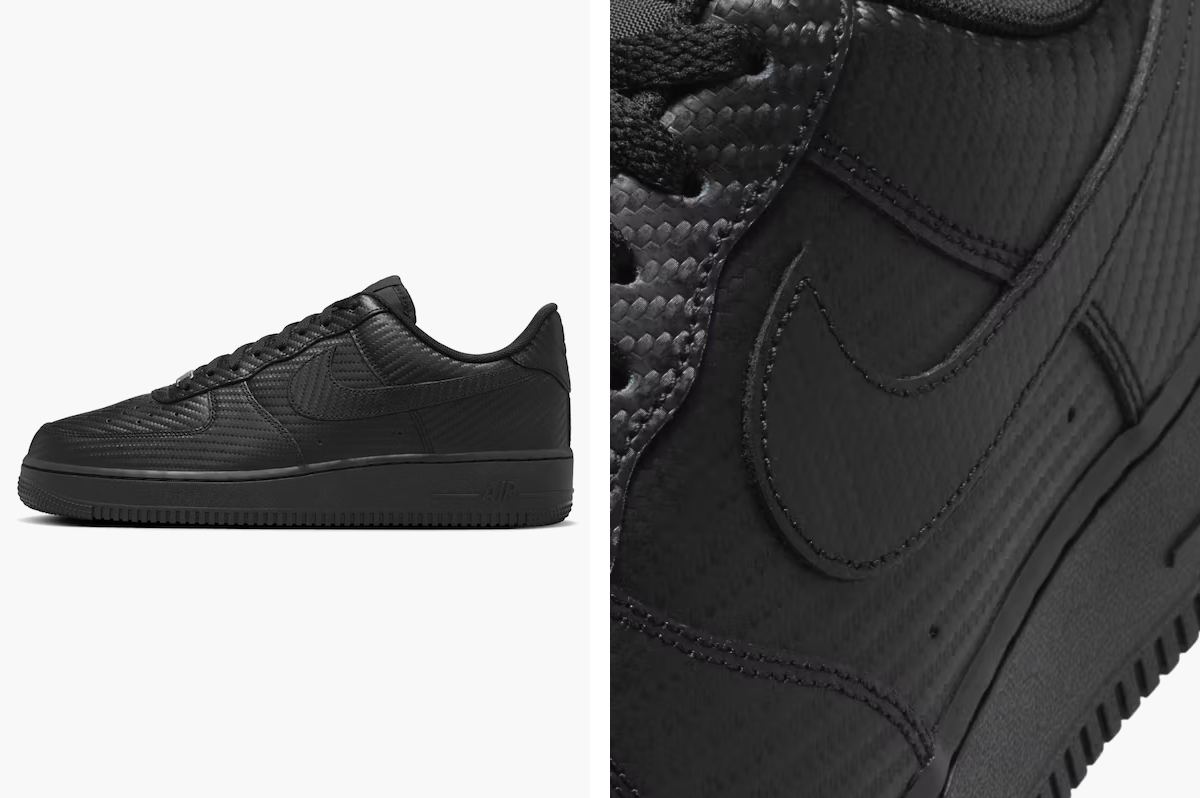 Nike Air Force 1 Low Carbon Fiber All-Black