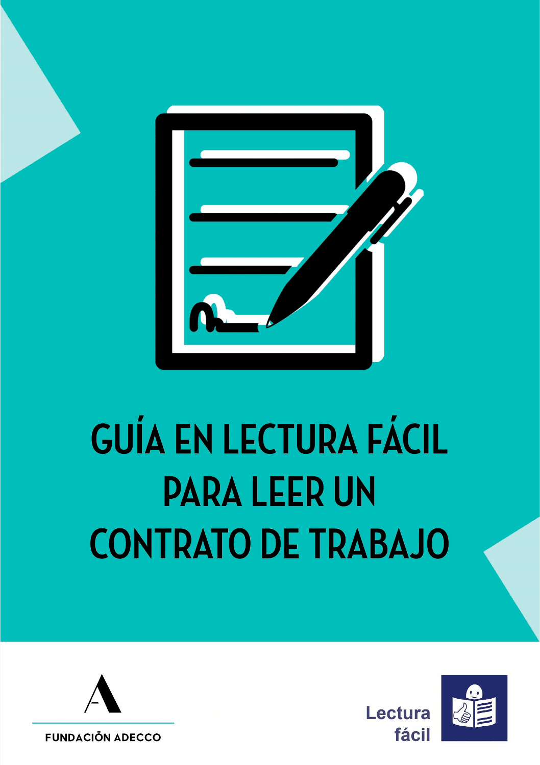 Guía en lectura fácil para leer un contrato de trabajo