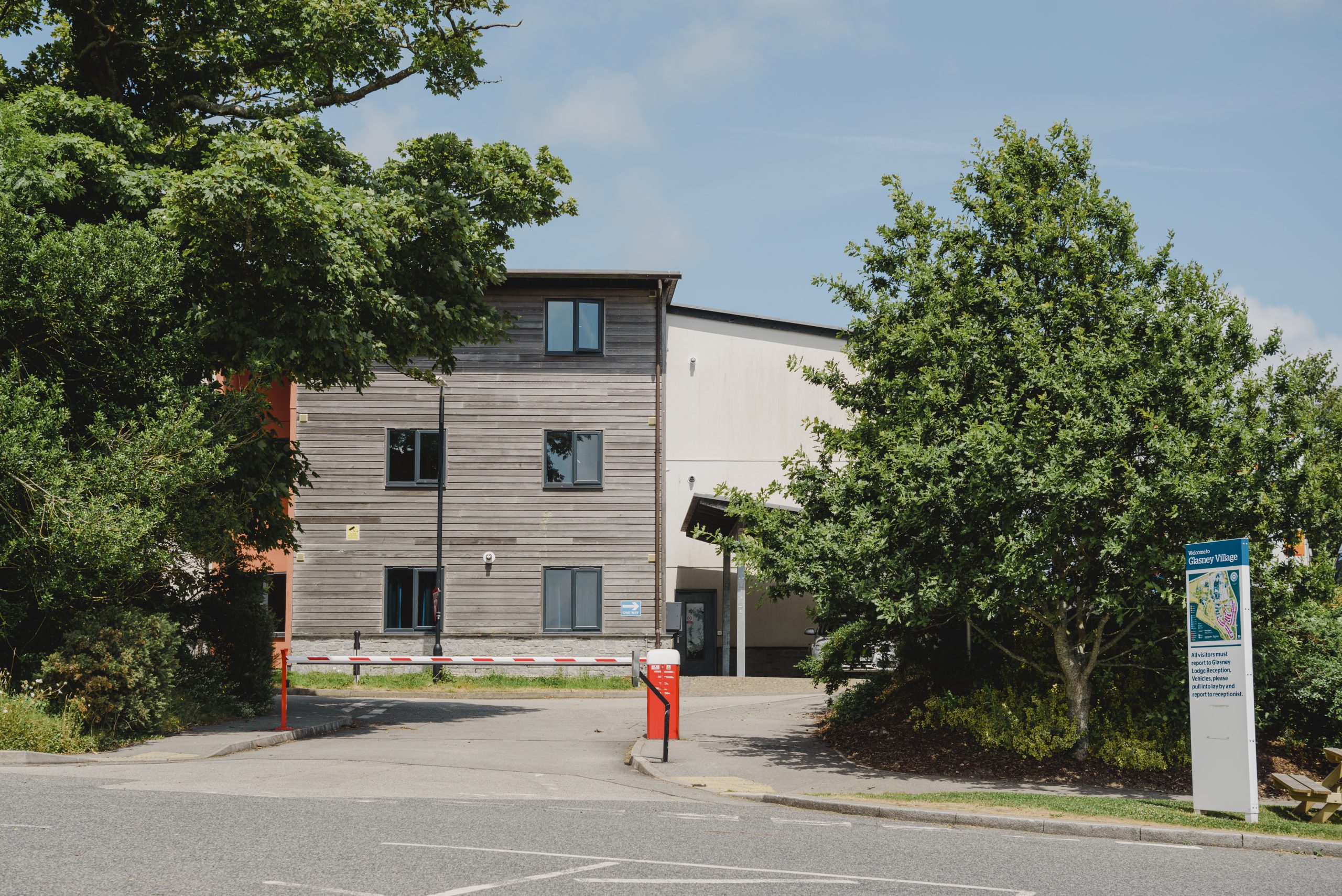 Entrance to Glasney Student Village