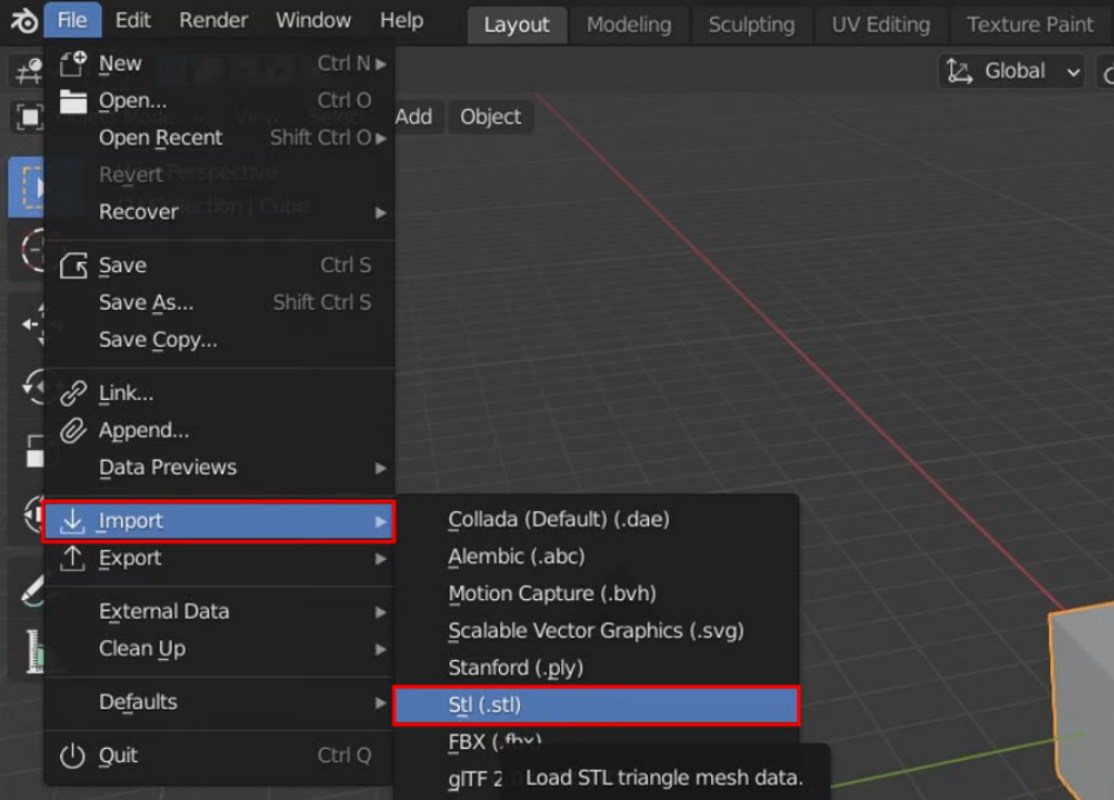 Import-STL-on-Blender-1