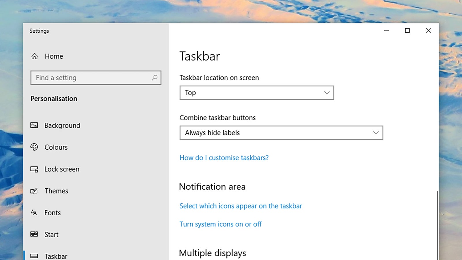 If you’ve never noticed, you can reposition the taskbar in Windows 10.