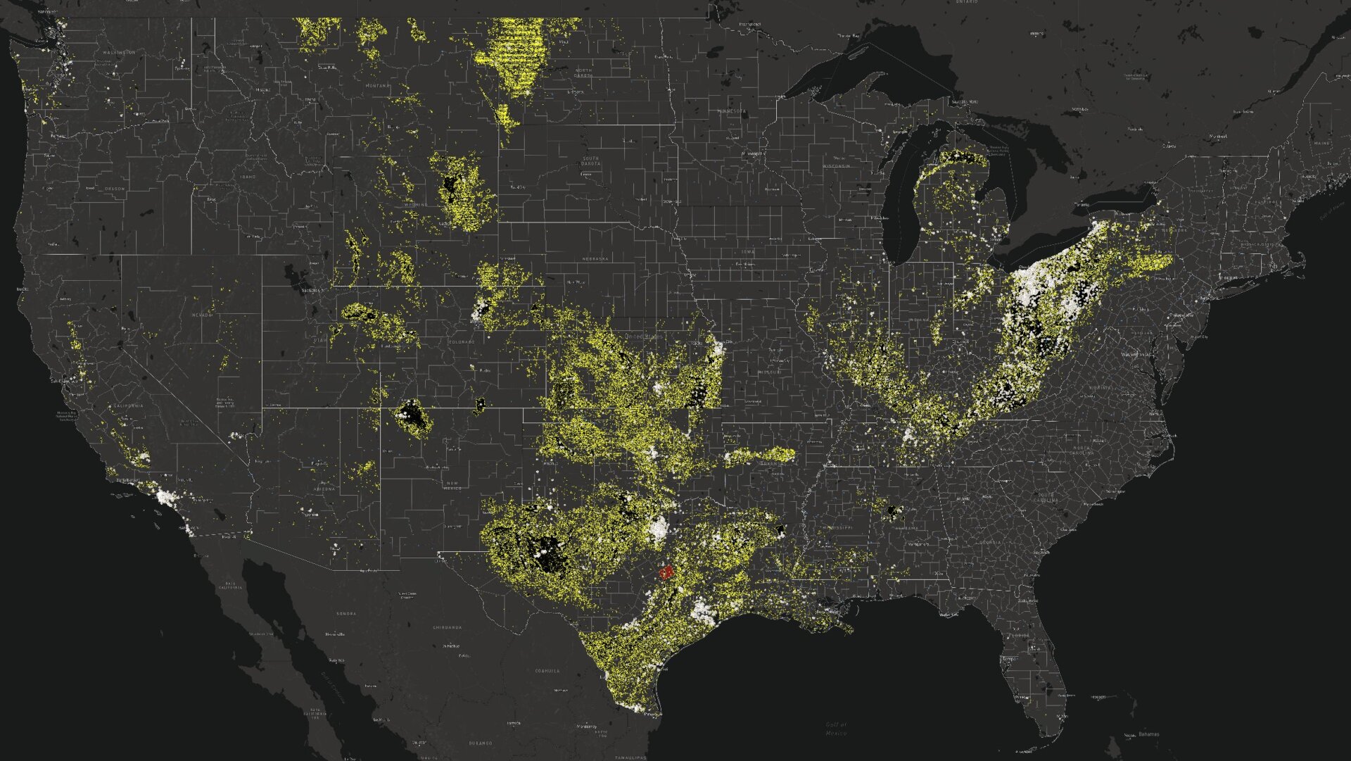 Screenshot: Oil & Gas Threat Map