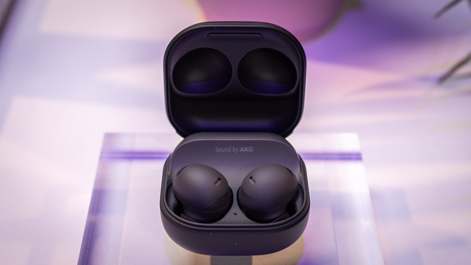 The Galaxy Buds 2 Pro in matte graphite.