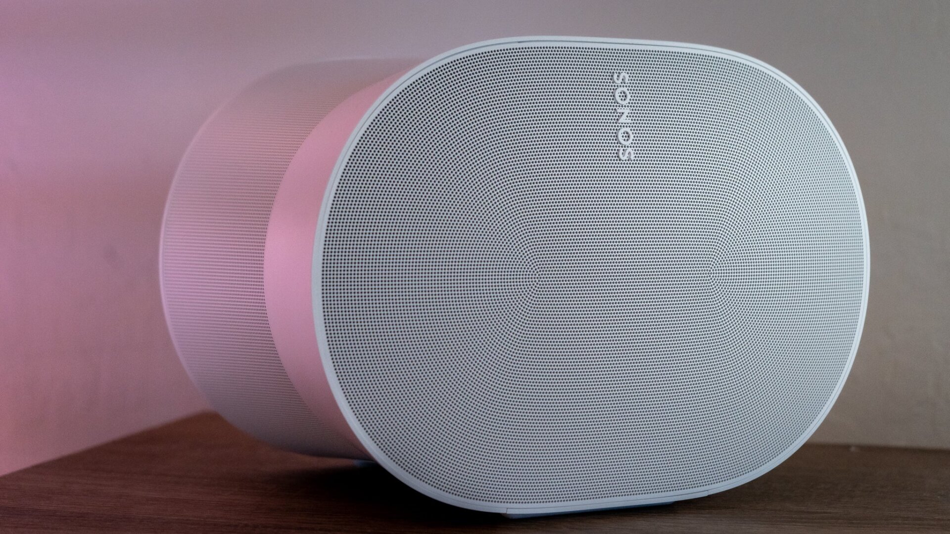 The Sonos Era 300's new look is a “cinched” hourglass shape. 