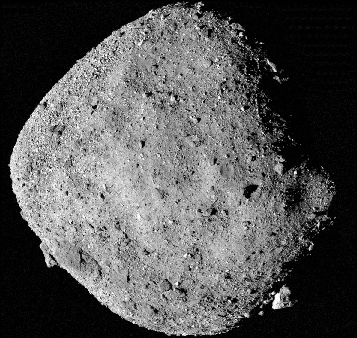 Asteroid Bennu.