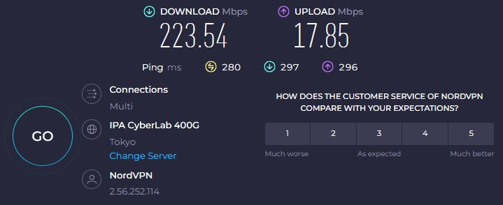 Nordvpn Japan Speed