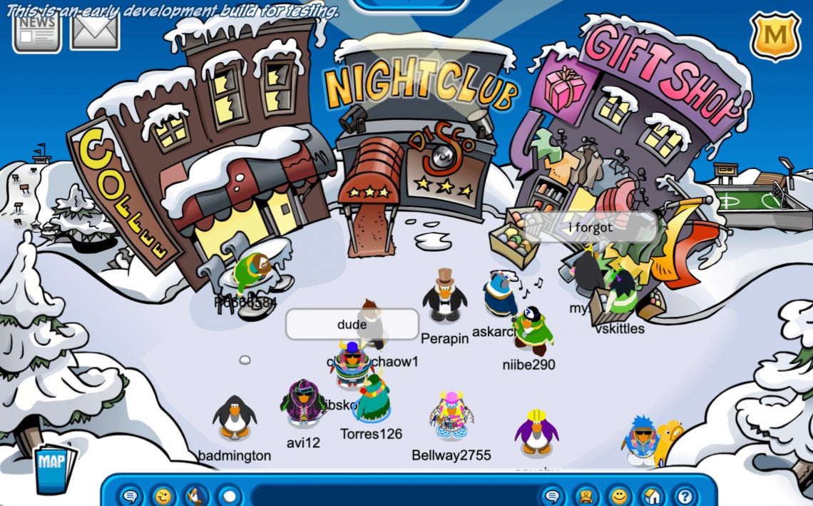 Screenshot: Club Penguin Rewritten