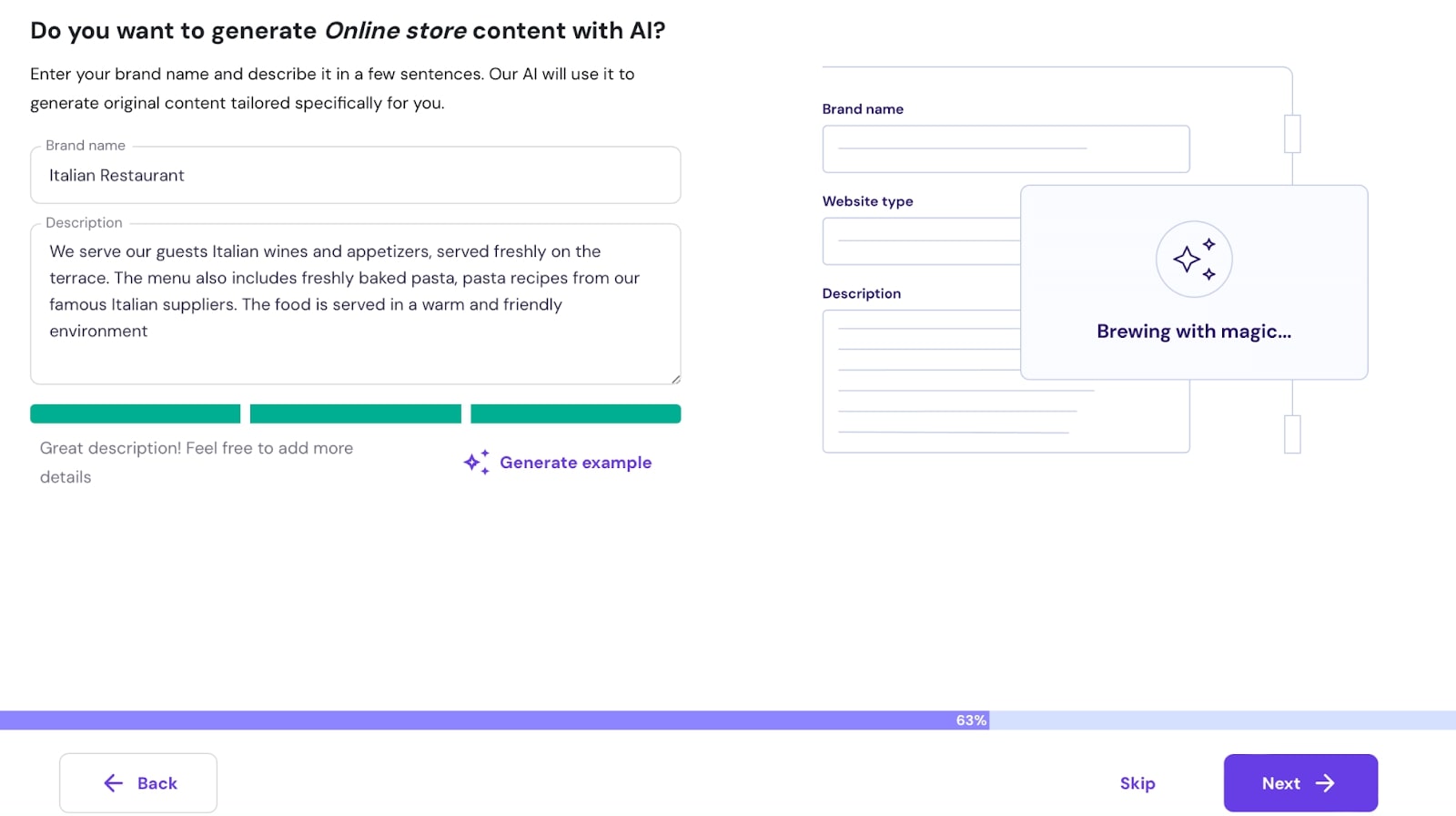 Hostinger Onboarding Form