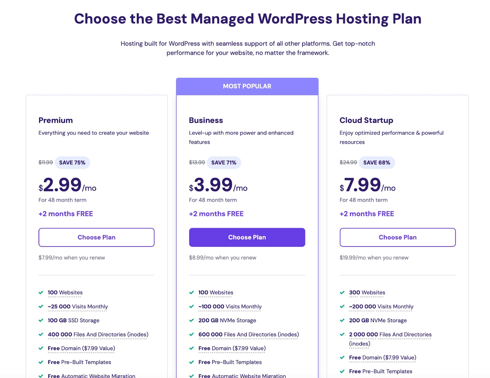 Hostinger Wp Plan