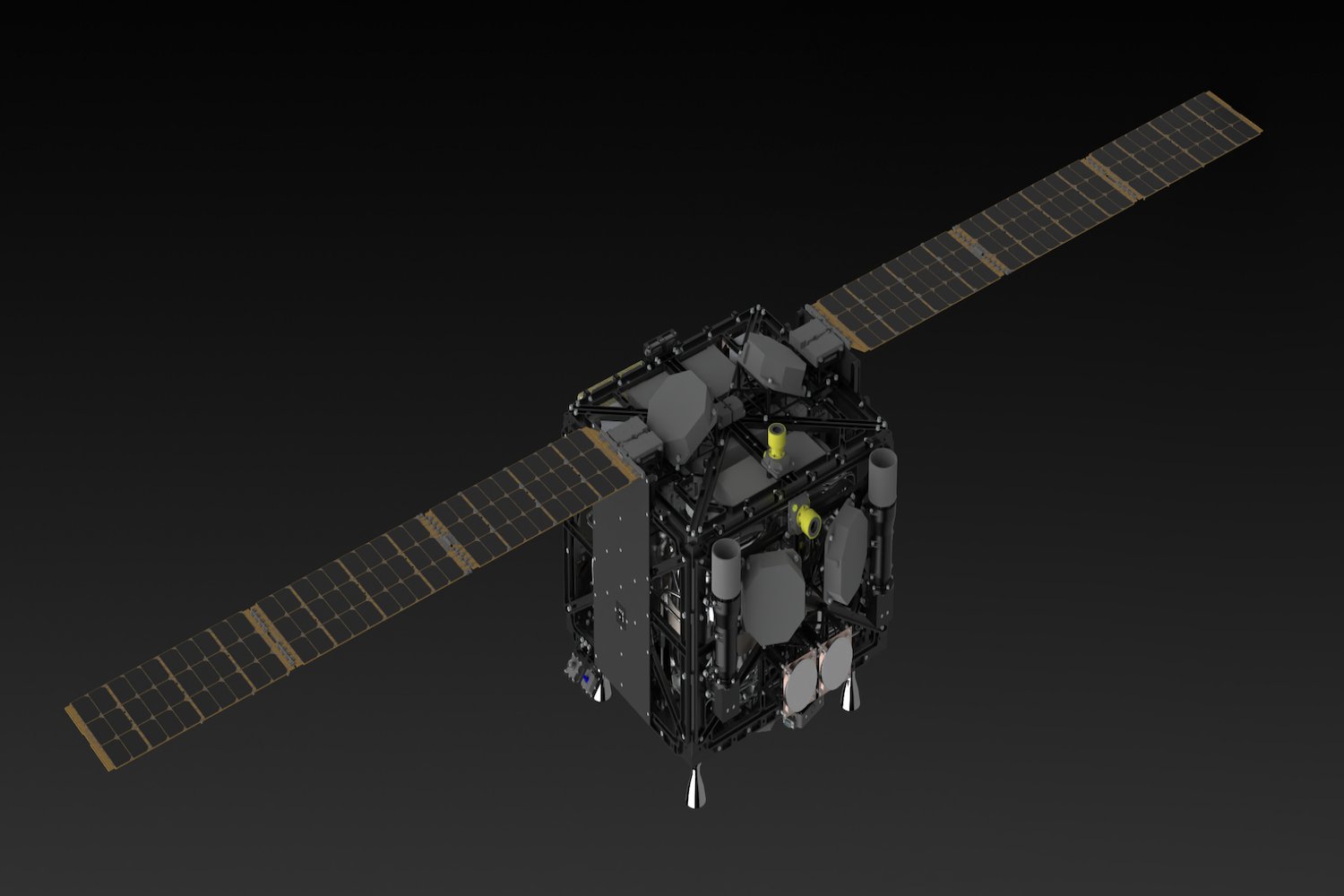 Artist's rendition of Astroforge's Odin spacecraft