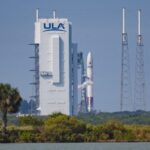 ULA's Vulcan Centaur on the launch pad.