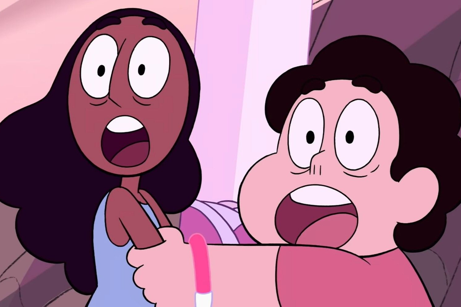 Steven Universe Steven Connie Shocked