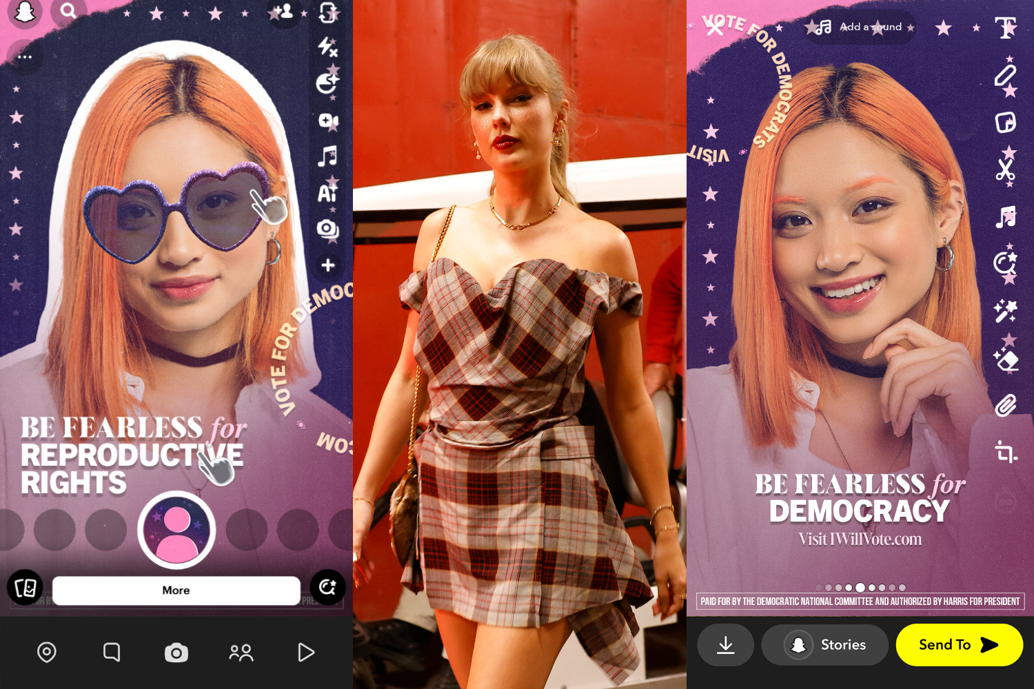 Taylor Swift Snapchat Filters