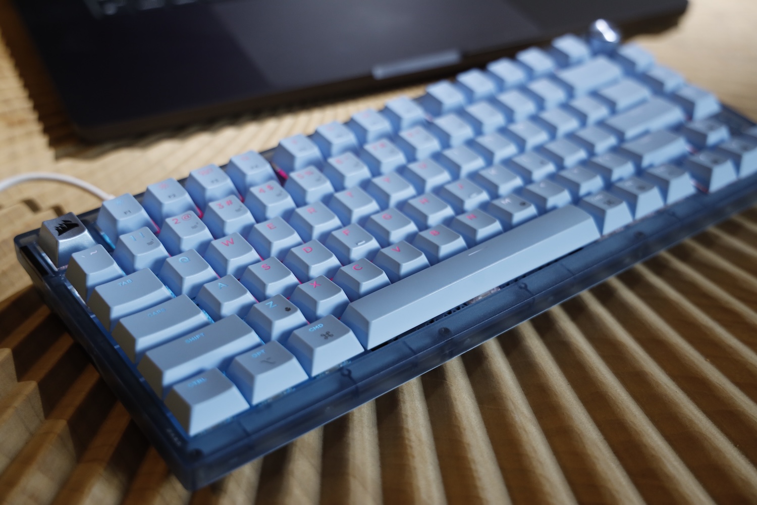 Corsair K65 Keyboard For Mac Glaciar Blue 1