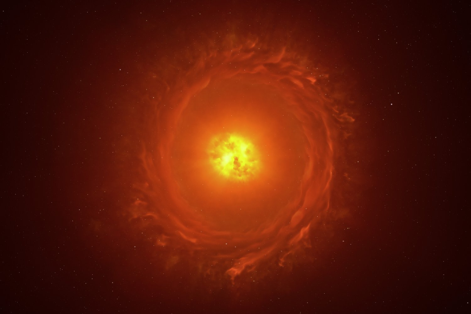 An artist's concept of the star.