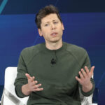 Sam Altman speaks at a conference