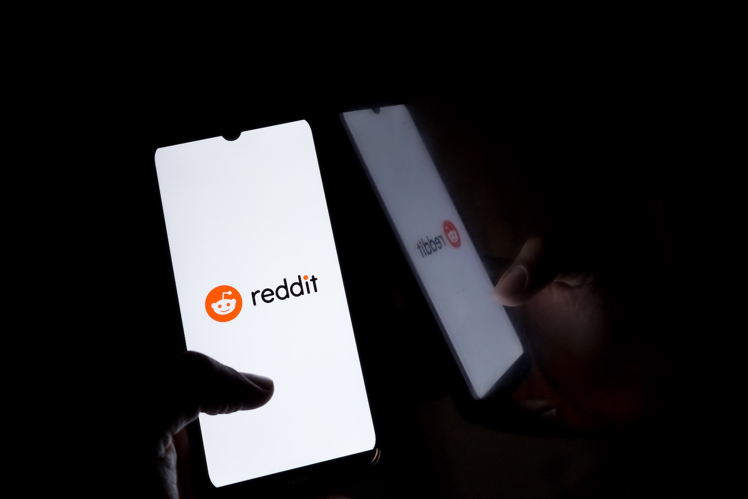 The Reddit logo is displayed on a smartphone screen in Athens, Greece, on September 9, 2024