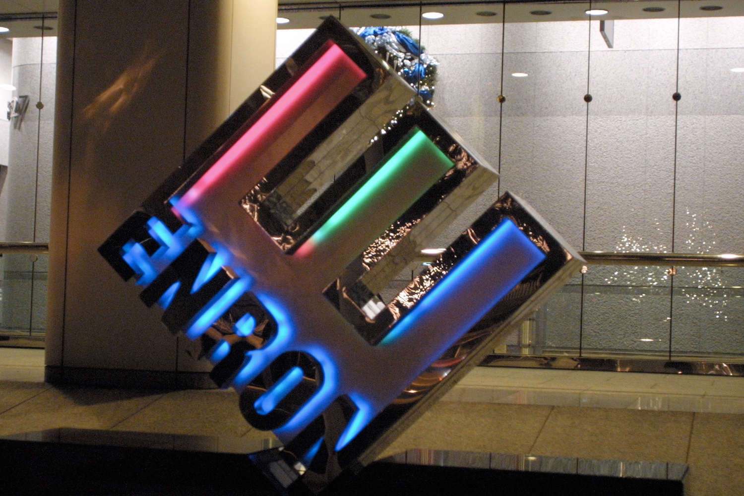 The Enron sign