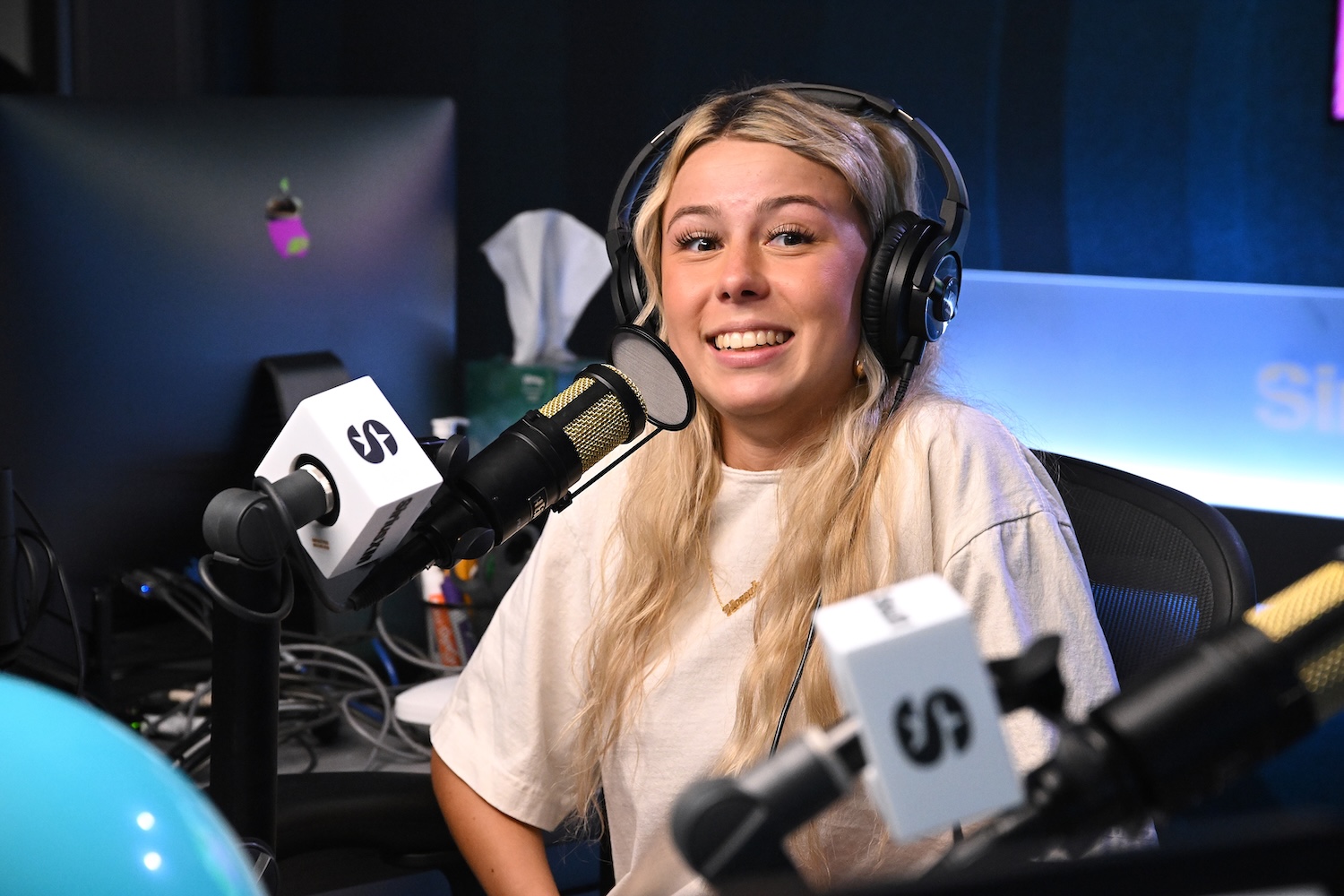 Haliey Welch appears at SiriusXM Studios on July 31, 2024 in Los Angeles, California.