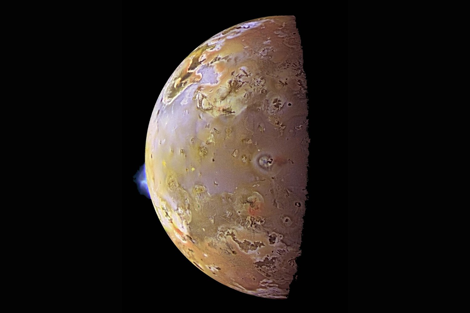 Volcanic Plumes On Io