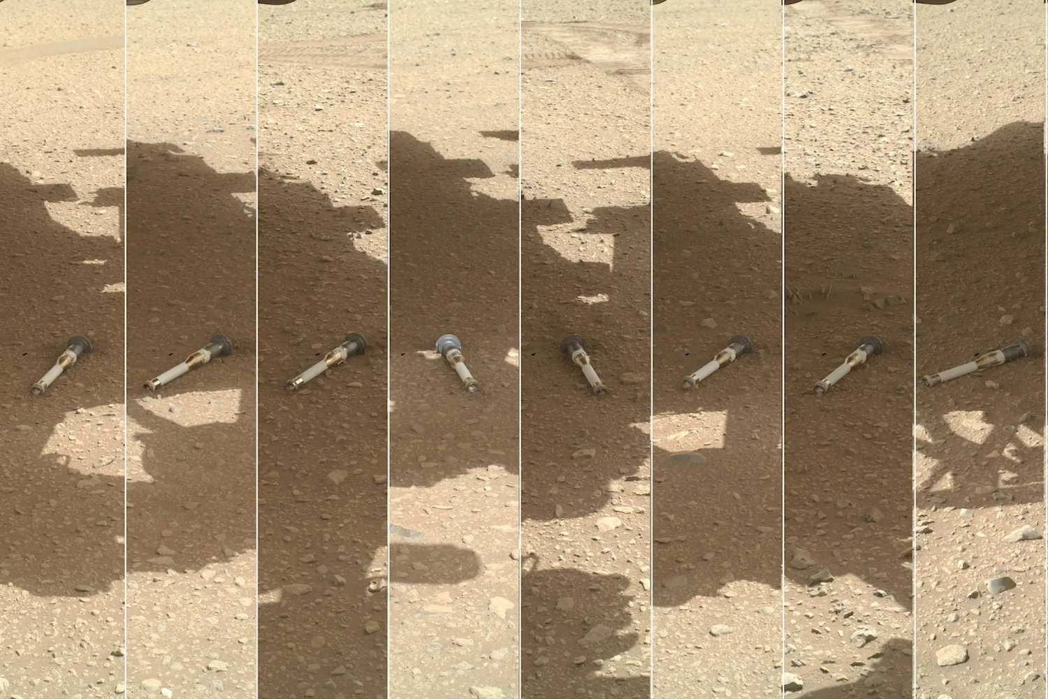 NASA's Perseverance rover collected samples from Mars and stored them in tubes. 