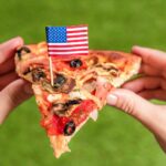 Pizza U.S. flag