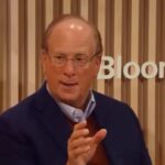 Blackrock's Larry Fink at the World Economic Forum (WEF) in Davos, Switzerland, on Jan. 22, 2025.