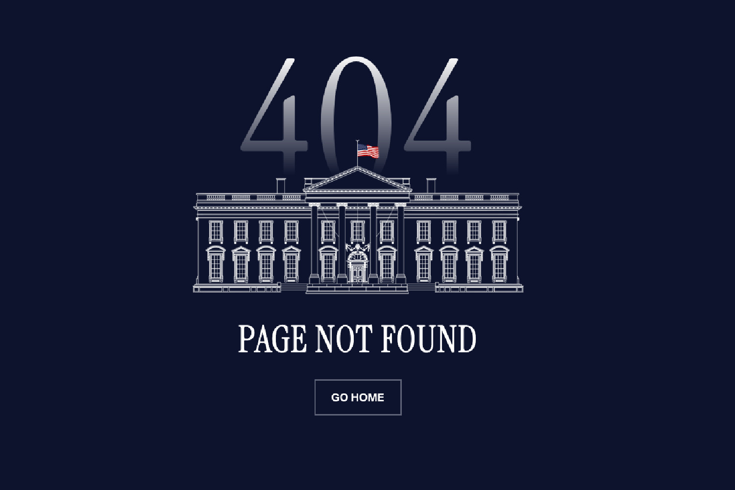 The White House URL that used to include the U.S. Constitution.