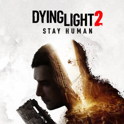 Dying Light 2: Stay Human key art showing a character holding a gun to his mouth.