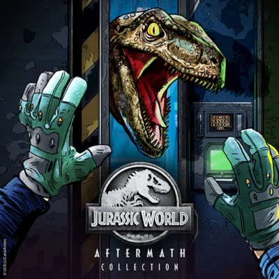 Arte de tapa de Jurassic World Aftermath Collection