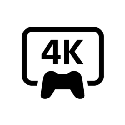 PS5-funktionsikon – 4K-grafik