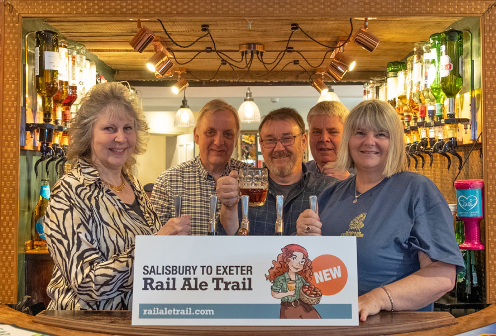 Salisbury-Exeter Rail Ale Trail launch event at The Vine, Honiton