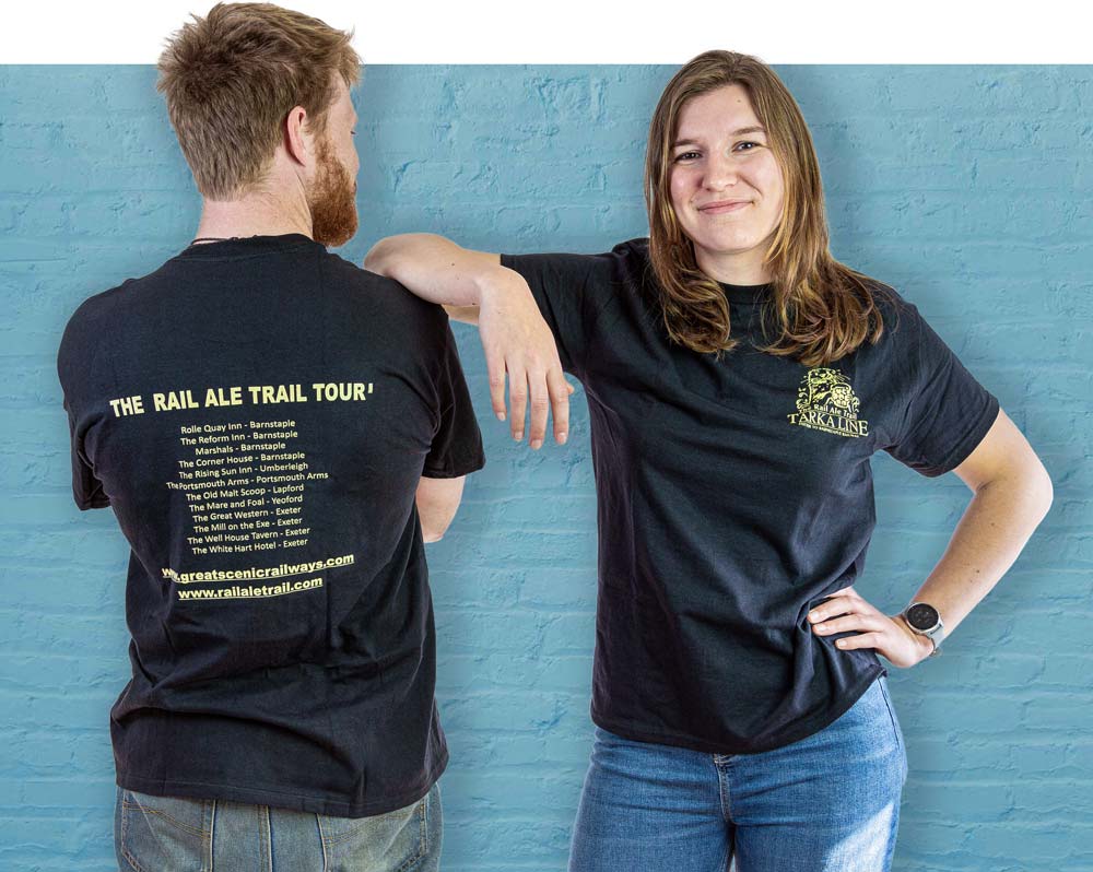 Tarka Line Rail Ale Trail T-shirts