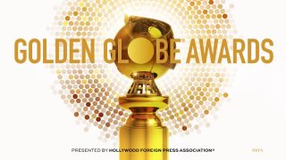 Title art for the Golden Globes on NBC.