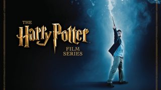 Title art for the collection of Harry Potter movies available to stream on Max with the Disney+, Hulu, Max bundle.