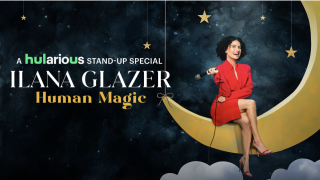 Title art for the new Ilana Glazer comedy special on Hulu, Human Magic.