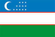 Uzbekistan bandiera